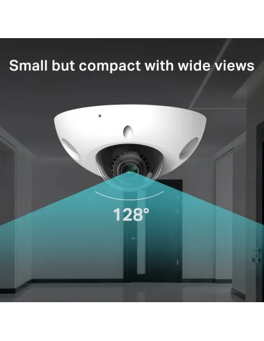 TP-Link VIGI C230I Mini Cámara de Videovigilancia de Exterior Tipo Domo IP67 2.8mm 3MP Blanca