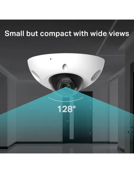 TP-Link VIGI C230I Mini Cámara de Videovigilancia de Exterior Tipo Domo IP67 2.8mm 3MP Blanca