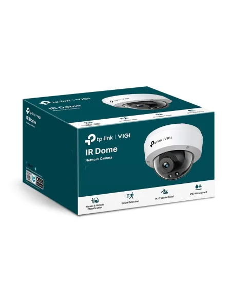 TP-Link VIGI C240I Cámara de Videovigilancia de Exterior Tipo Domo IP67 2.8mm 4MP Blanca