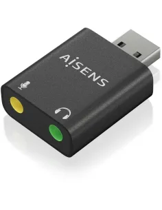 Aisens A109-0768 Conversor de Audio USB-C a Jack 3,5 mm Negro-ADAP59153