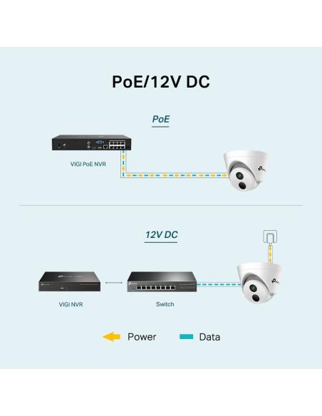 TP-Link VIGI C430I Cámara de Videovigilancia de Exterior Tipo Turret 2.8mm 3MP Blanca
