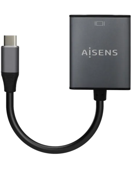 Aisens A109-0691 Conversor de Imagen USB-C a VGA WUXGA 15 cm Negro