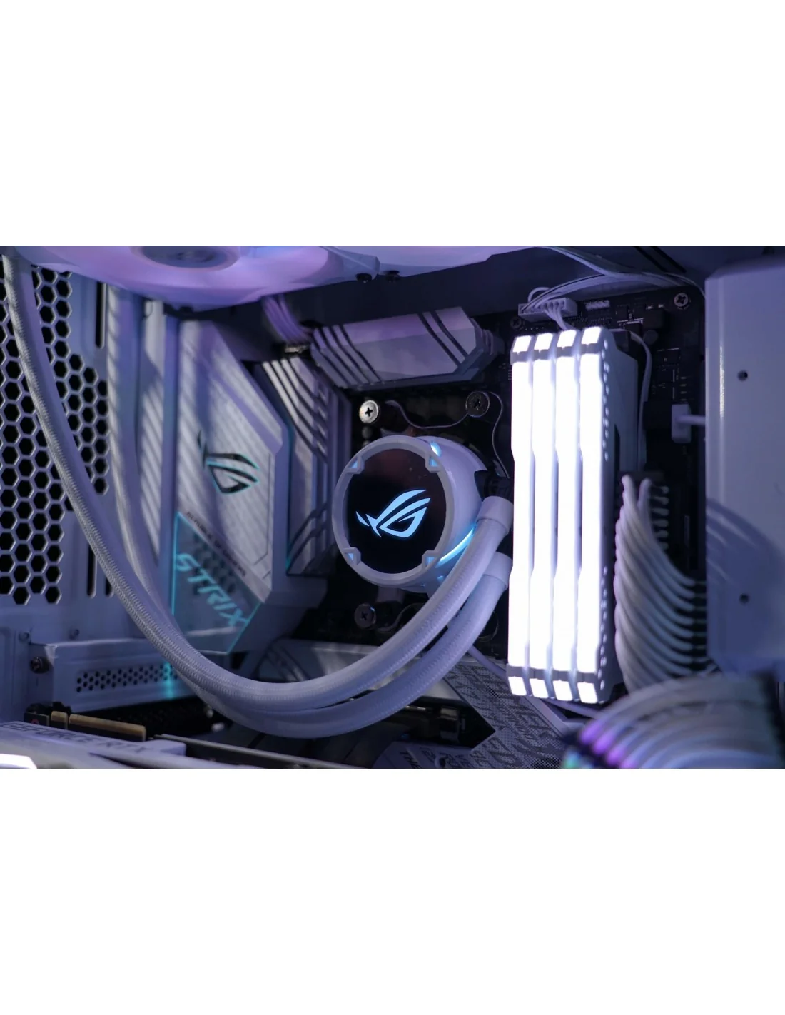 Asus ROG Strix LC 240 RGB White Edition Kit de Refrigeración Líquida 240mm Blanco