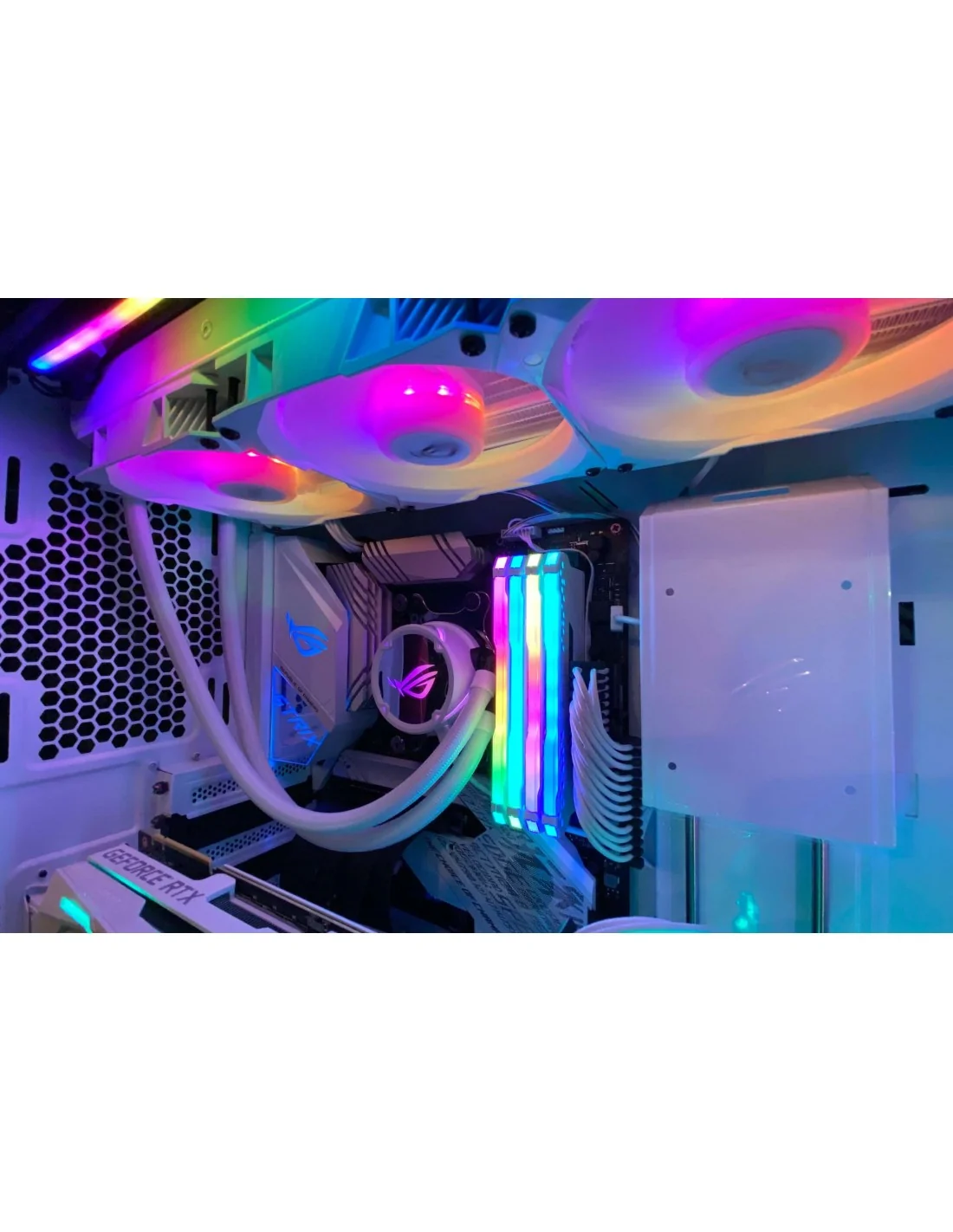 Asus ROG Strix LC 240 RGB White Edition Kit de Refrigeración Líquida 240mm Blanco