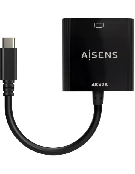 Aisens A109-0684 Conversor de Imagen USB-C a HDMI 4K 15 cm Negro