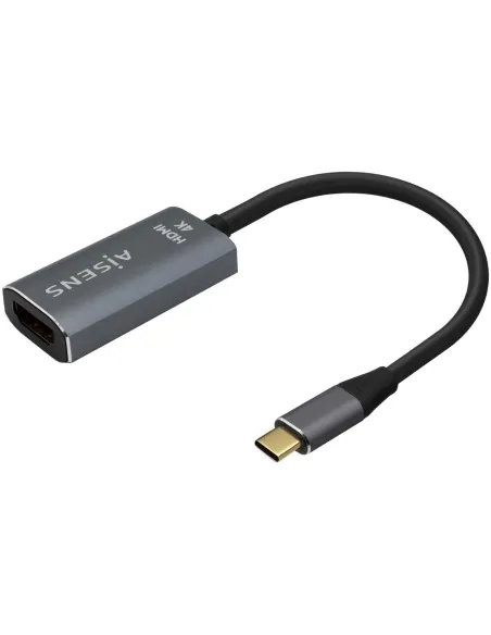 Aisens A109-0683 Conversor de Imagen USB-C a HDMI 4K 15 cm Gris