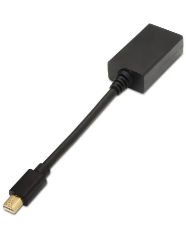 Aisens A125-0137 Conversor de Imagen Mini DisplayPort a HDMI 15 cm Negro