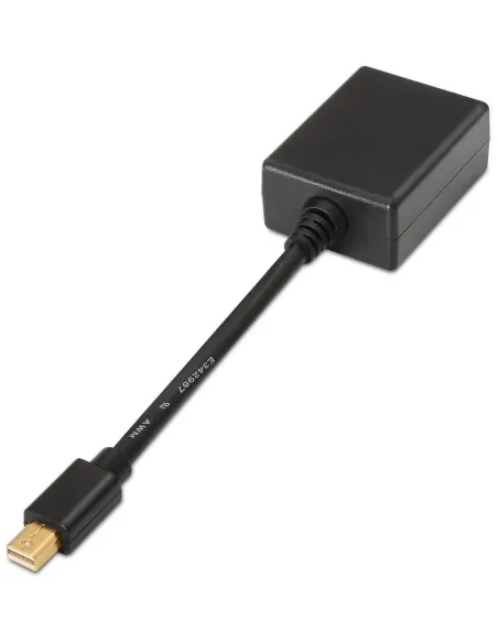 Aisens A125-0135 Conversor de Imagen Mini DisplayPort Macho a VGA Hembra 15 cm Negro