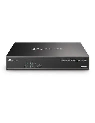 TP-Link VIGI NVR1004H-4P-2TB Videograbador NVR 4 Canales PoE +