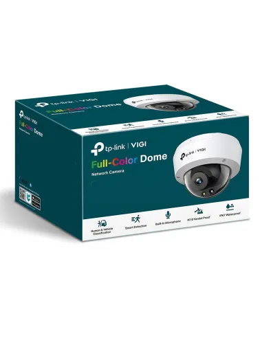 TP-Link VIGI C250 Full-Color Cámara de Videovigilancia de Exterior Tipo Domo IP67 2.8mm 5MP Blanca
