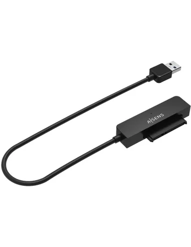 Aisens ASE-25A03B Adaptador Discos Duros 2.5" SATA a USB-A Negro