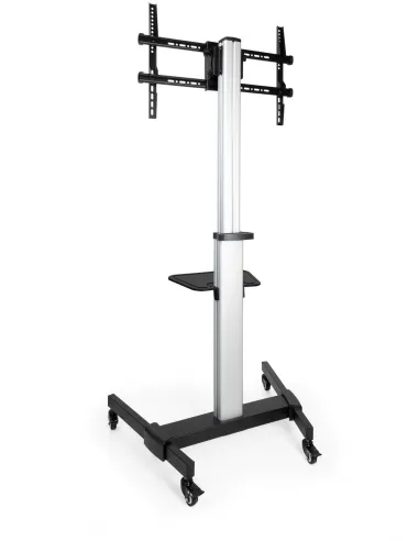 TooQ Hera FS1886M-B Soporte de Suelo con Ruedas 37"- 86" Máx. 50 Kg Plata