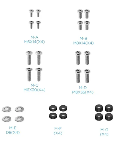 TooQ Hera FS1886M-B Soporte de Suelo con Ruedas 37"- 86" Máx. 50 Kg Plata