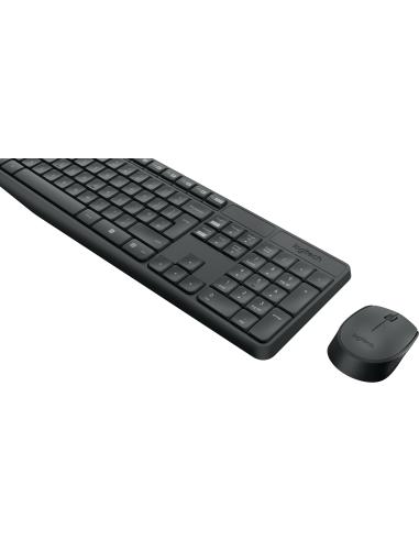 Logitech 920-007919 MK235 Teclado y Ratón Inalámbrico Gris