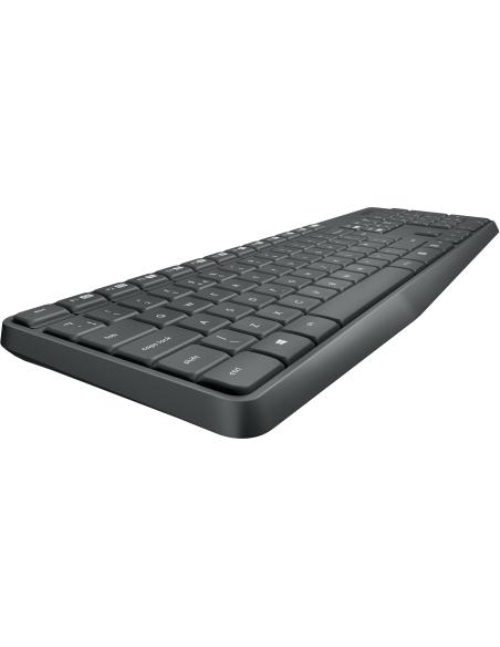 Logitech 920-007919 MK235 Teclado y Ratón Inalámbrico Gris