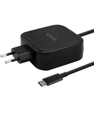 Aisens ASCH-1PD65WL-BK Cargador USB-C 65 W 1,2M Negro