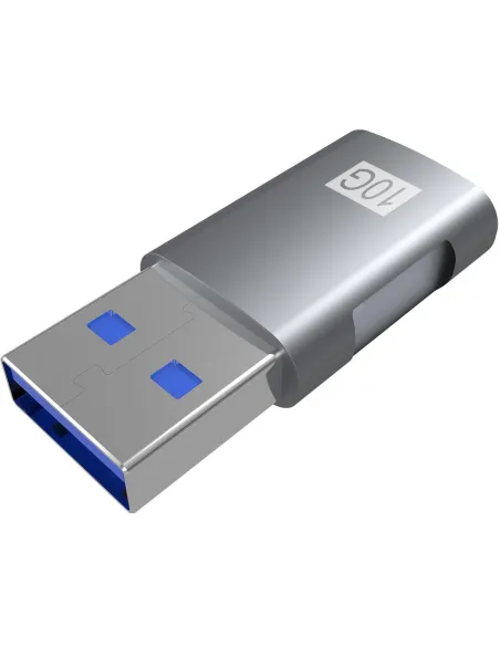 Aisens A108-0655 Adaptador USB USB-C a USB-A Gris