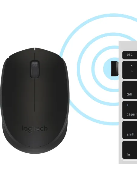 Logitech B170 Ratón Inalámbrico Negro