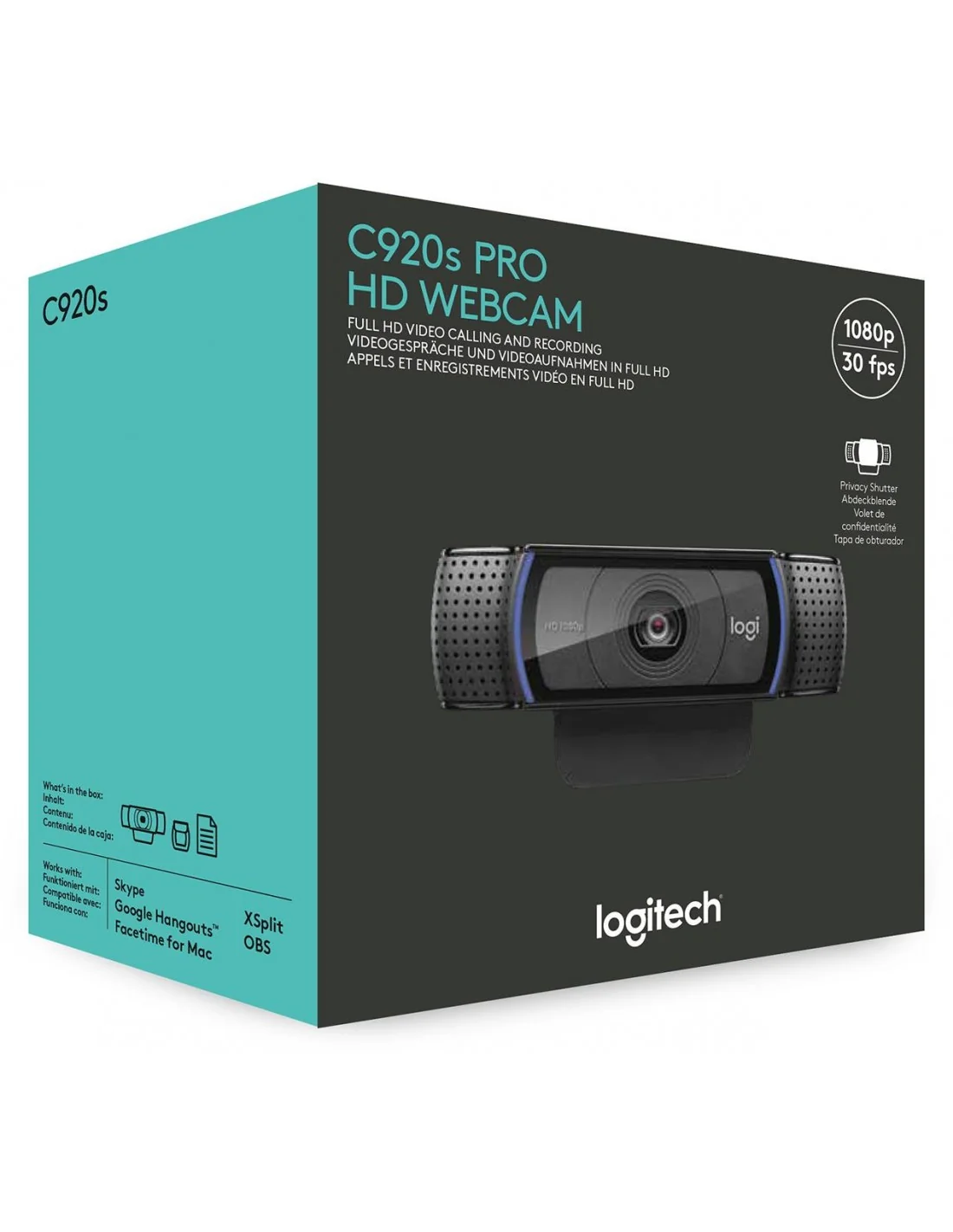 Logitech C920s Pro Webcam