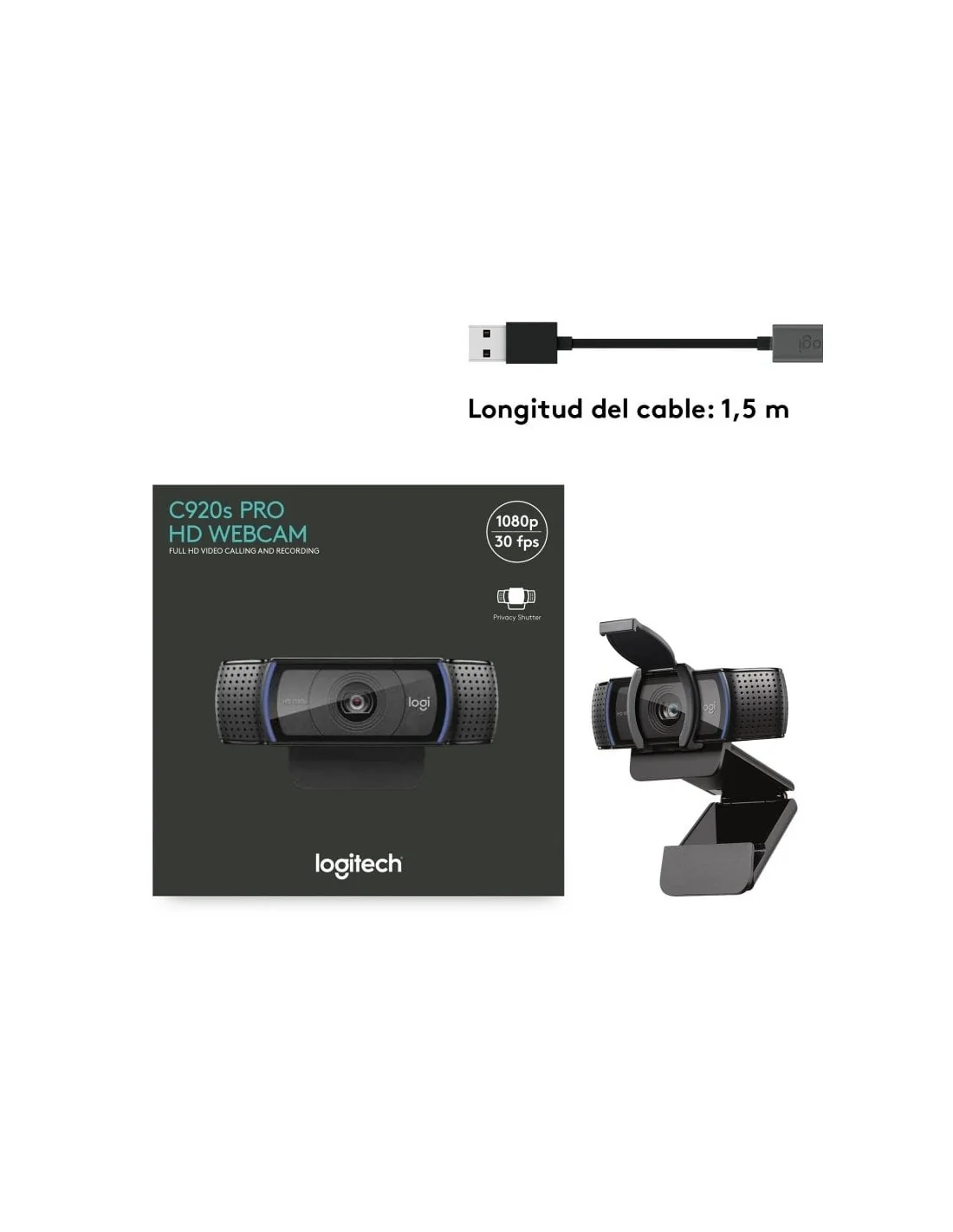 Logitech C920s Pro Webcam