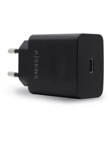 Aisens ASCH-1PD20-BK Cargador USB-C 20 W Negro