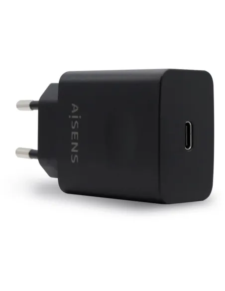 Aisens ASCH-1PD20-BK Cargador USB-C 20 W Negro