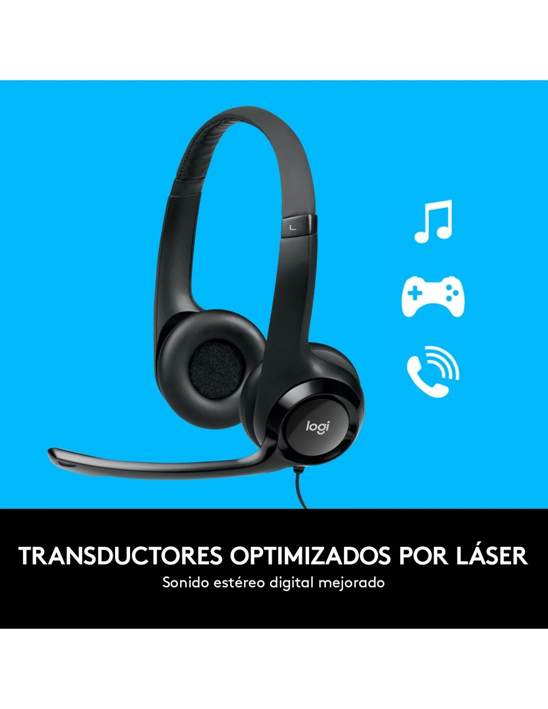 Logitech H390 Auriculares con Micrófono