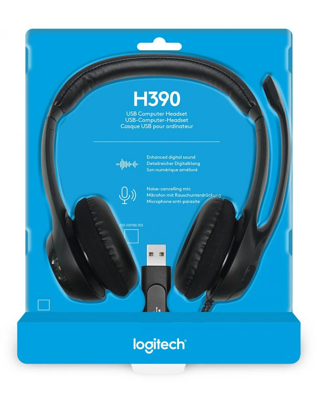 Logitech H390 Auriculares con Micrófono