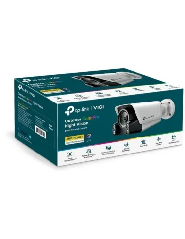 TP-Link VIGI C340S Cámara de Videovigilancia de Exterior Tipo Bullet IP67 4mm 4MP Blanca