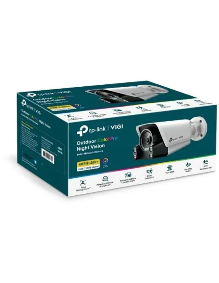 TP-Link VIGI C340S Cámara de Videovigilancia de Exterior Tipo Bullet IP67 4mm 4MP Blanca