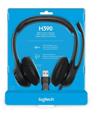 Logitech H390 Auriculares con Micrófono