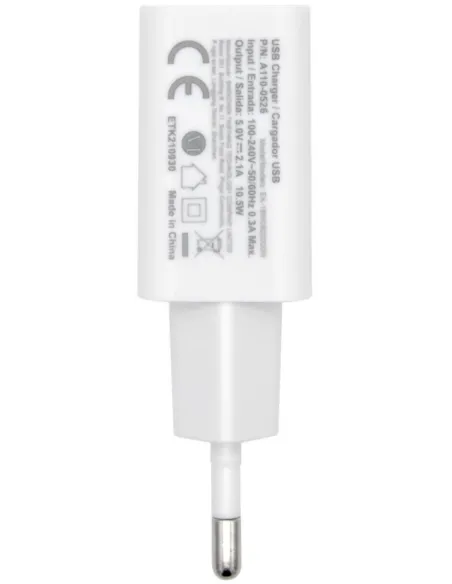 Aisens A110-0526 Cargador USB-A 10 W Blanco