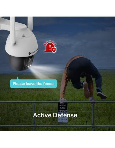 TP-Link VIGI C540 4G Cámara de Videovigilancia de Exterior IP66 4mm 4MP Blanca