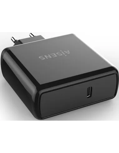 Aisens ASCH-1PD60-BK Cargador USB-C Carga Rápida 60 W Negro
