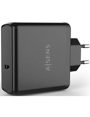 Aisens ASCH-1PD60-BK Cargador USB-C Carga Rápida 60 W Negro