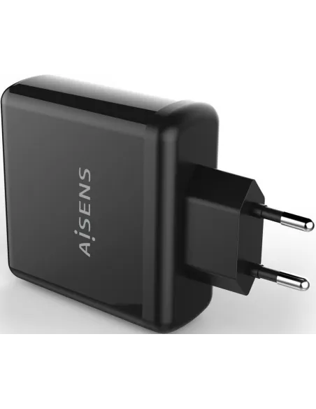 Aisens ASCH-1PD60-BK Cargador USB-C Carga Rápida 60 W Negro