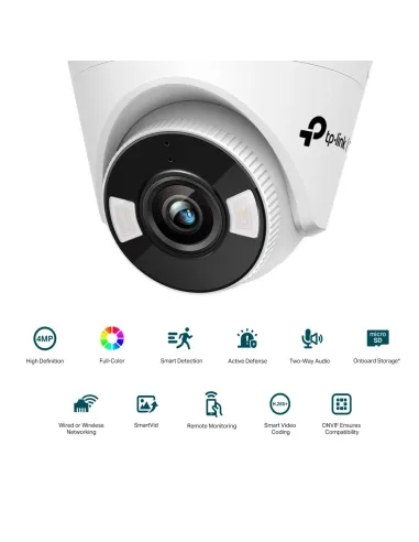 TP-Link VIGI C440 Cámara de Videovigilancia de Exterior Tipo Turret 4mm 4MP Blanca