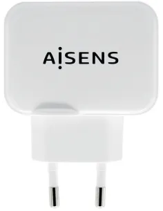 Aisens A110-0439 Cargador 2x USB-A 17W Blanco-ADAP52800