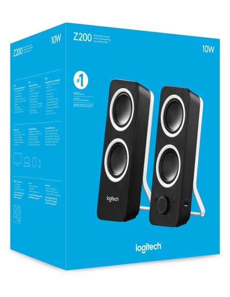 Logitech Z200 Altavoces Estéreo Negro