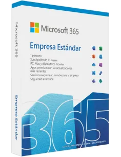 Microsoft 365 Empresa Estándar 12 Meses 5 Dispositivos 1 Usuario-SOFT52778
