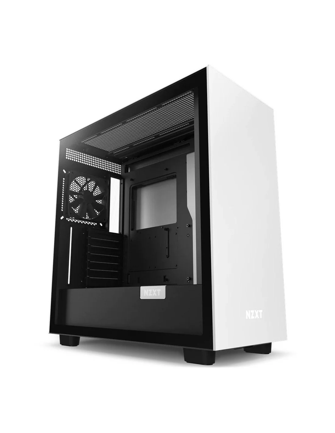 NZXT H7 Cristal Templado USB 3.2 Blanca/Negra