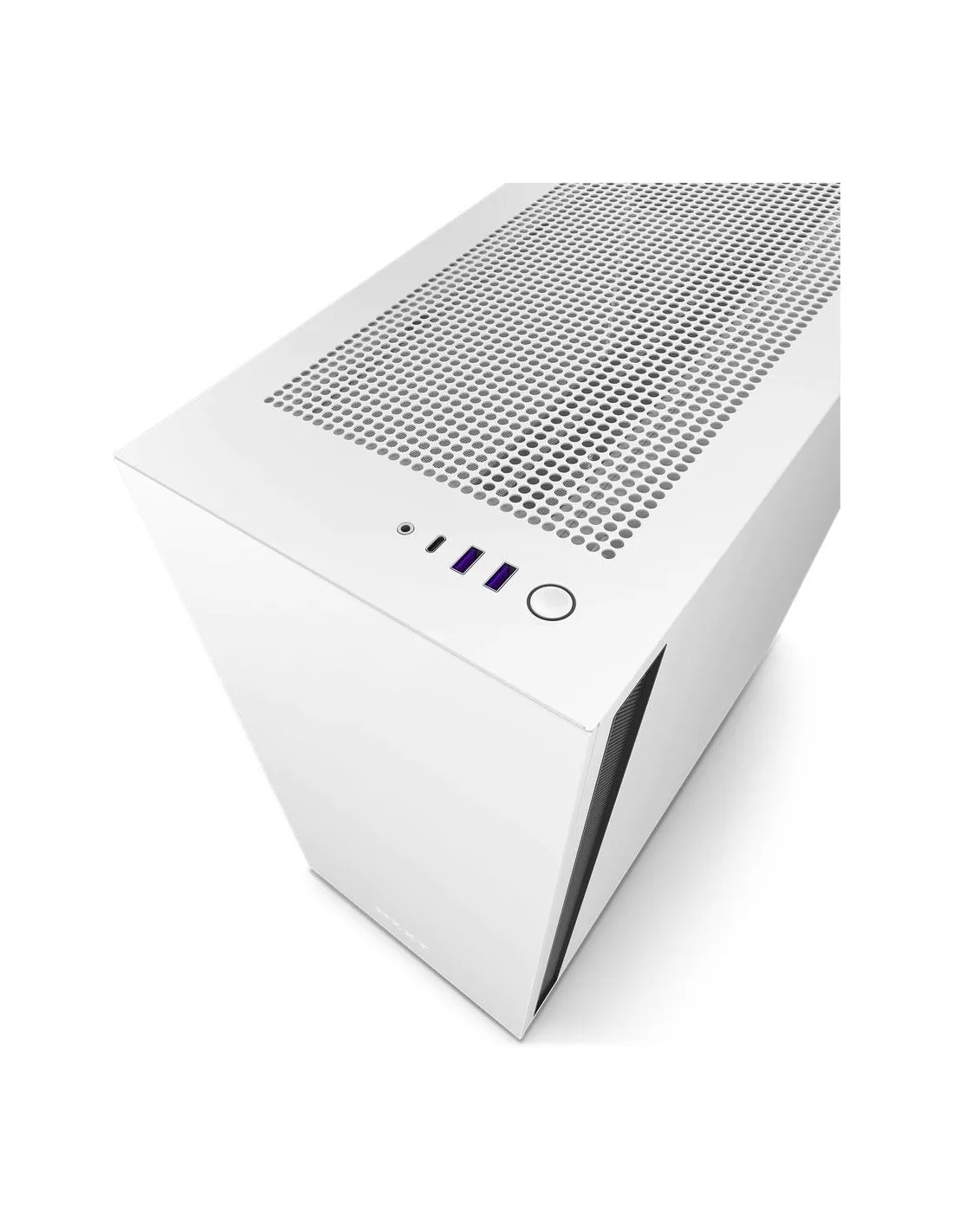 NZXT H7 Cristal Templado USB 3.2 Blanca/Negra