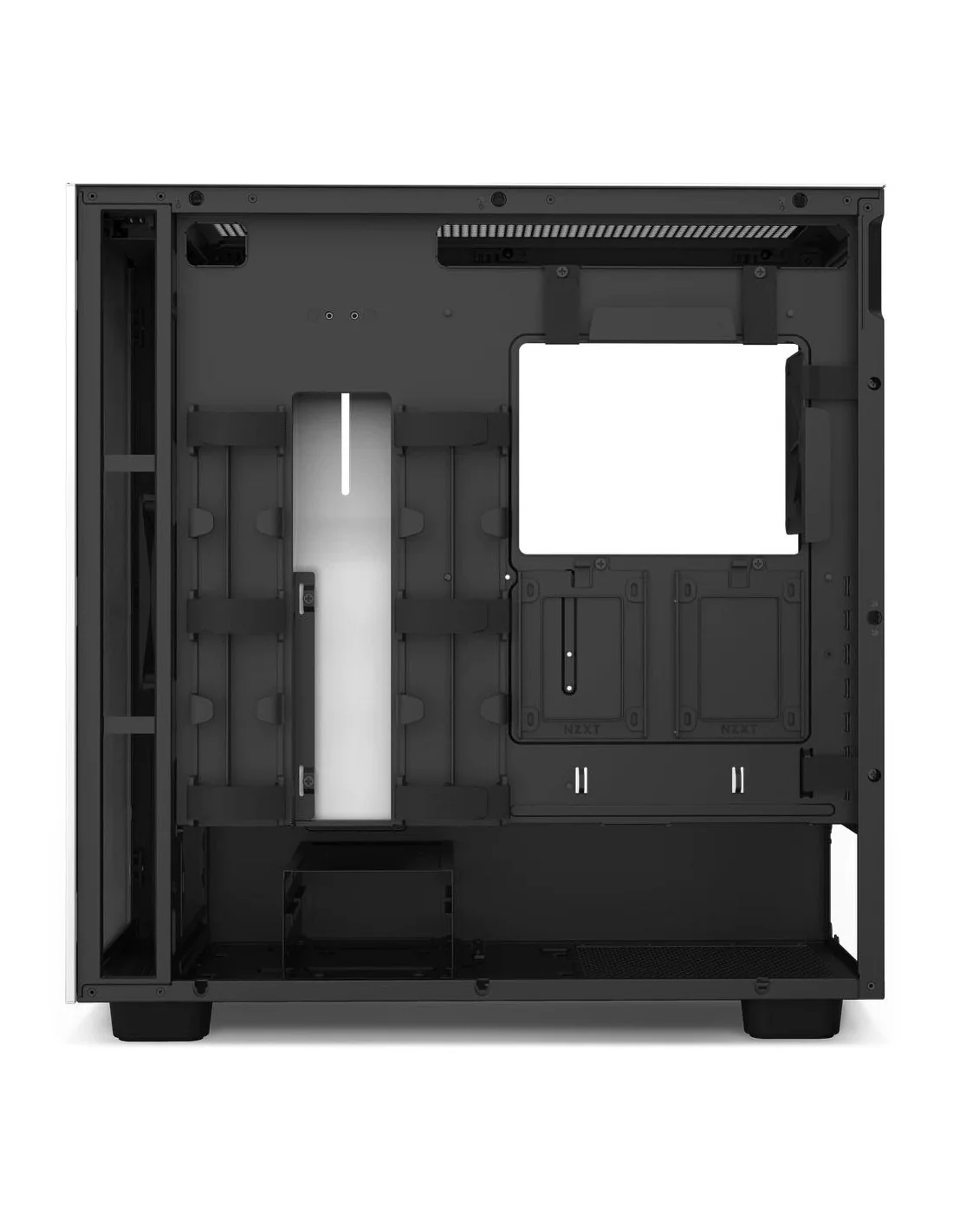 NZXT H7 Cristal Templado USB 3.2 Blanca/Negra