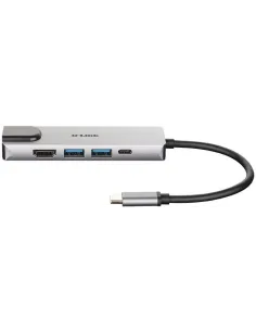 D-Link DUB-M520 Hub USB-C a USB-A/USB-C/HDMI/RJ-45 5 Puertos Gris-ADAP49748