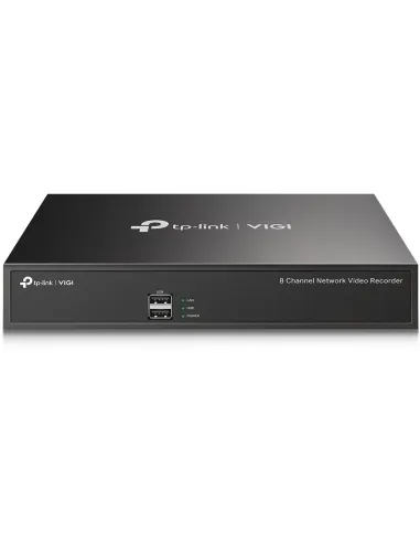 TP-Link VIGI NVR1008H Grabador de Video en Red (NVR) 8 canales Negro