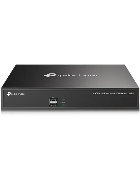 TP-Link VIGI NVR1008H Grabador de Video en Red (NVR) 8 canales Negro