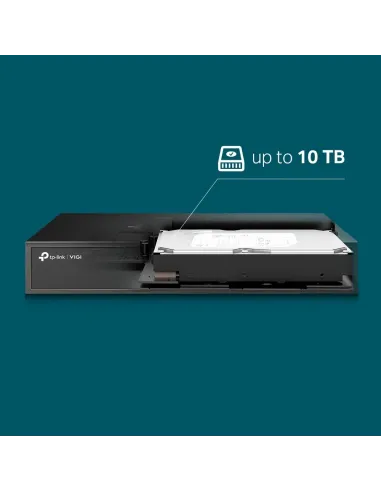 TP-Link VIGI NVR1008H Grabador de Video en Red (NVR) 8 canales Negro