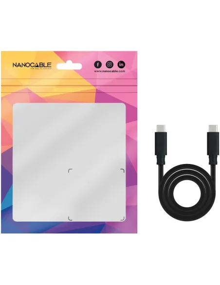 Nanocable 10.01.4103 Cable USB C 3.2 Gen 2x2 Negro 3m