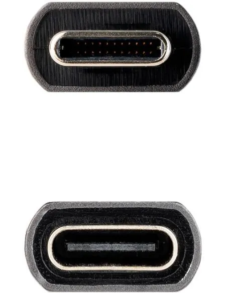 Nanocable 10.01.4401 Cable USB-C 3.2 Gen2x2 Macho/Hembra 1M Negro