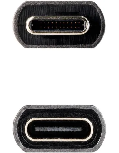 Nanocable 10.01.4402 Cable USB-C 3.2 Gen2x2 Macho/Hembra 2M Negro
